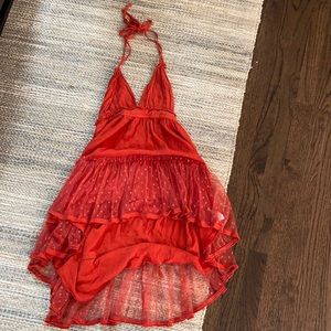 Red sundress